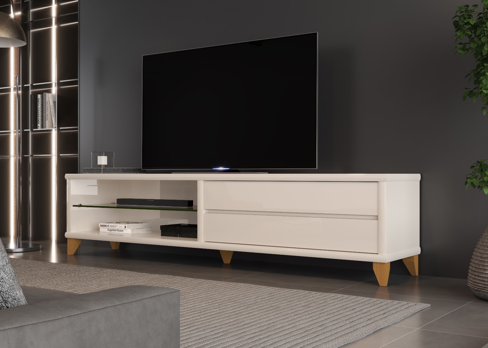 Galeria Rack Vigo 1.80 - Off White