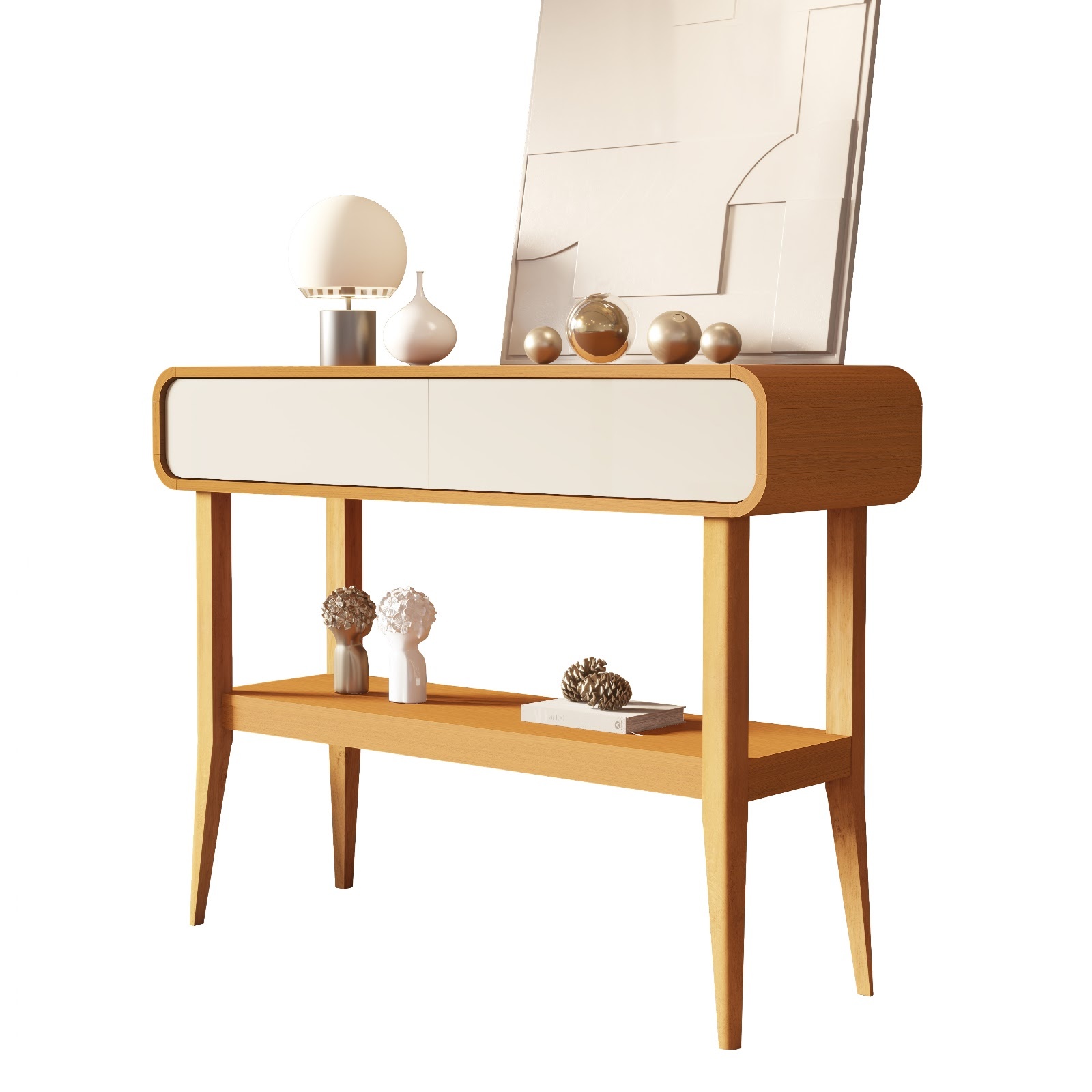 Galeria Aparador Liv - Cedro + Off White