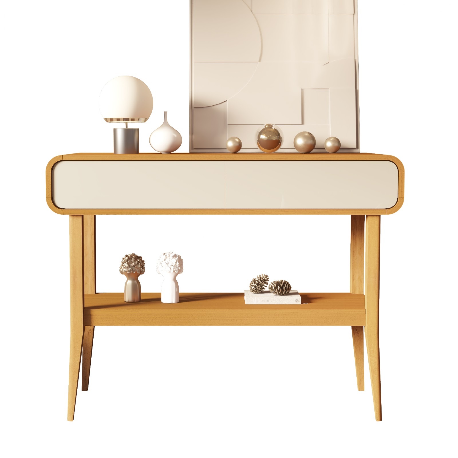 Galeria Aparador Liv - Cedro + Off White