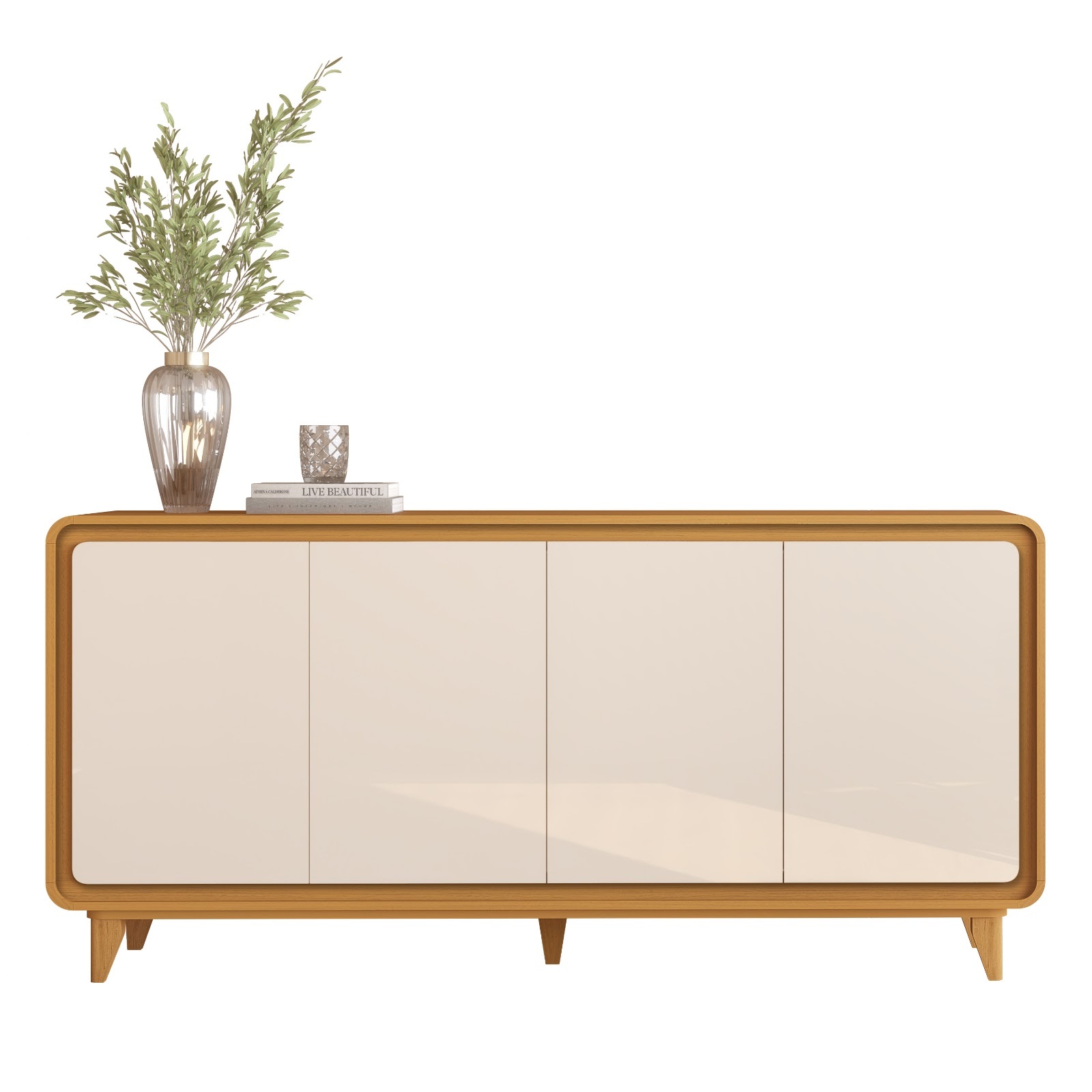 Galeria Buffet Liv 1.80 - Cedro + Off White