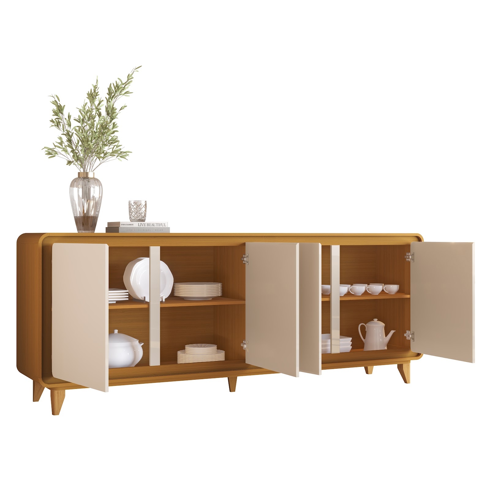 Galeria Buffet Liv 2.18 - Cedro + Off White