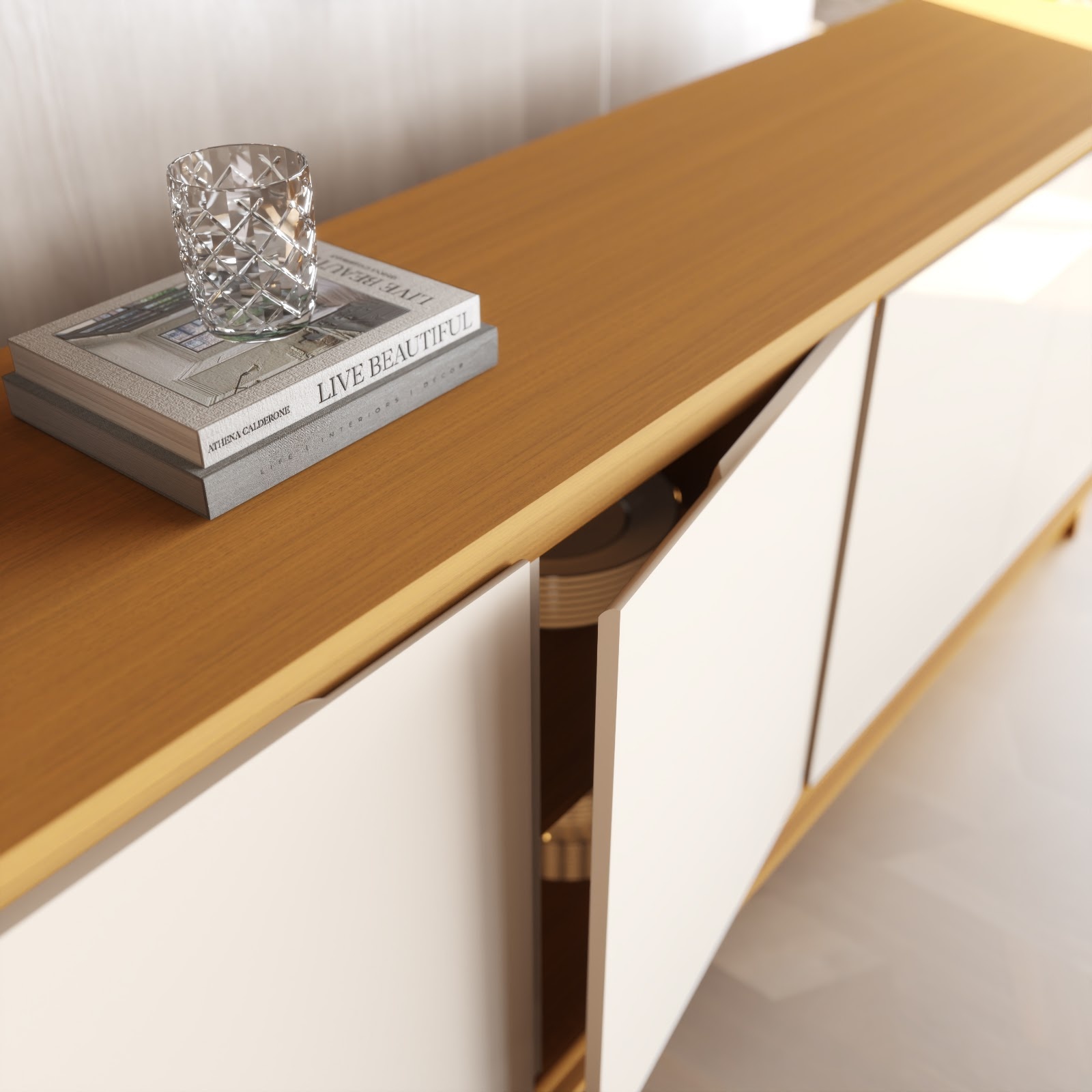 Galeria Buffet Liv 2.18 - Cedro + Off White