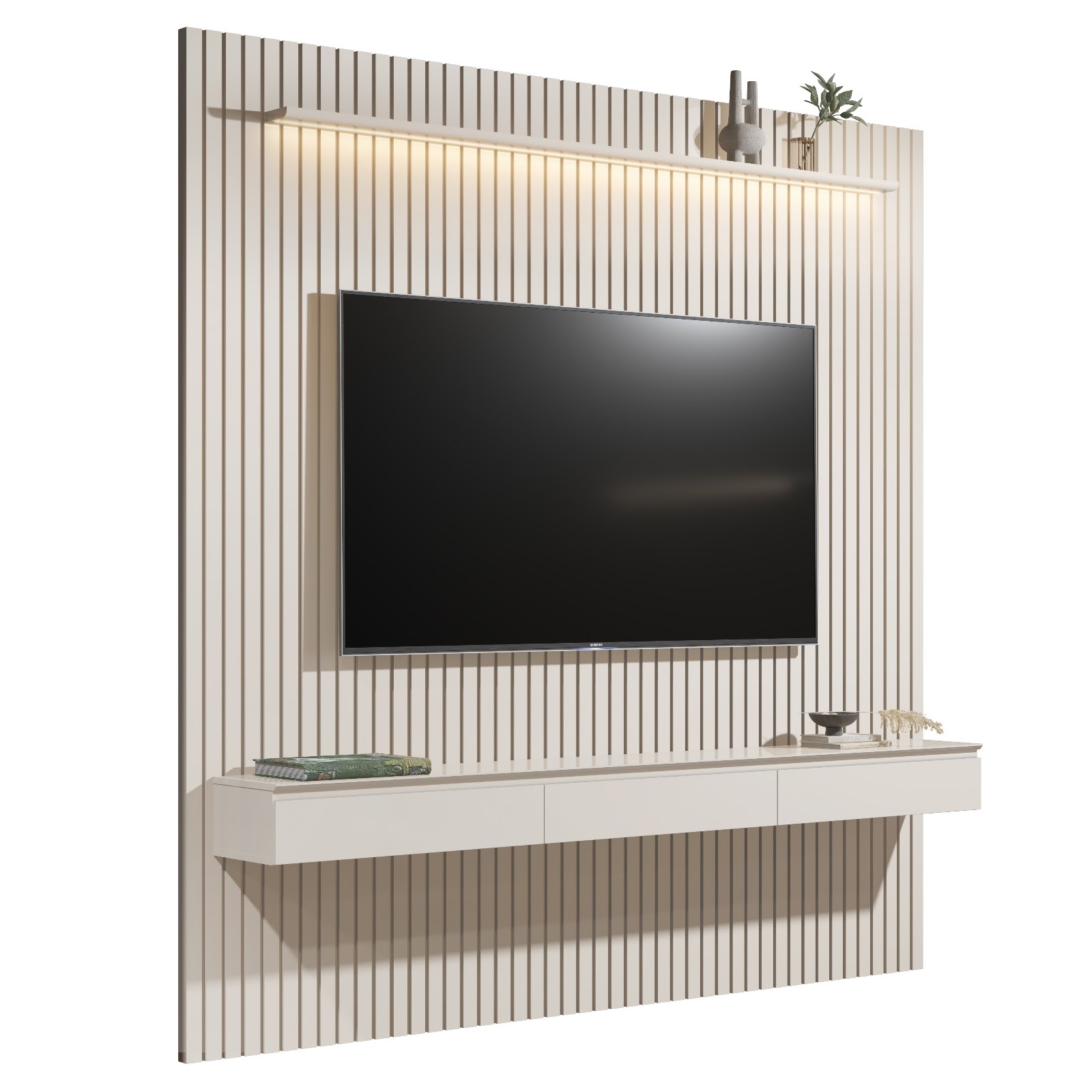 Galeria Home Suspenso Colorado 2.29 com LED - Off White