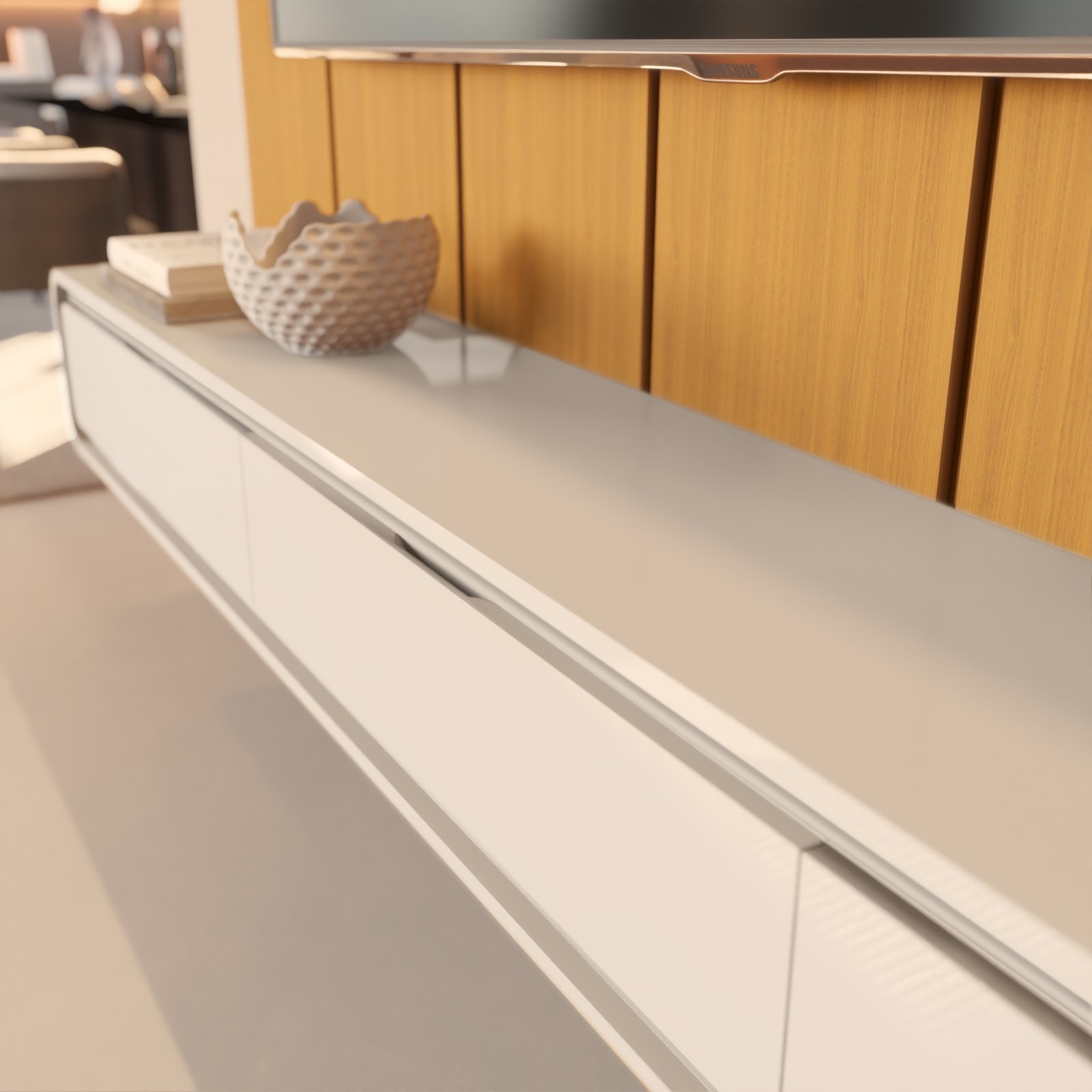 Galeria Home Suspenso Liv 2.18 - Cedro + Off White