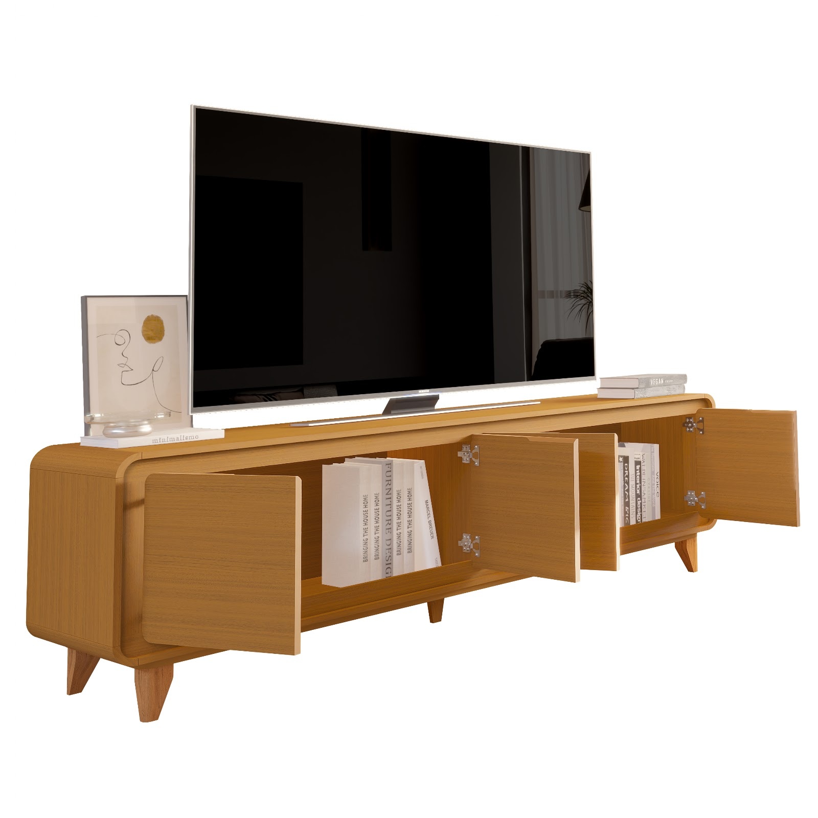Galeria Rack Liv 1.80 - Cedro