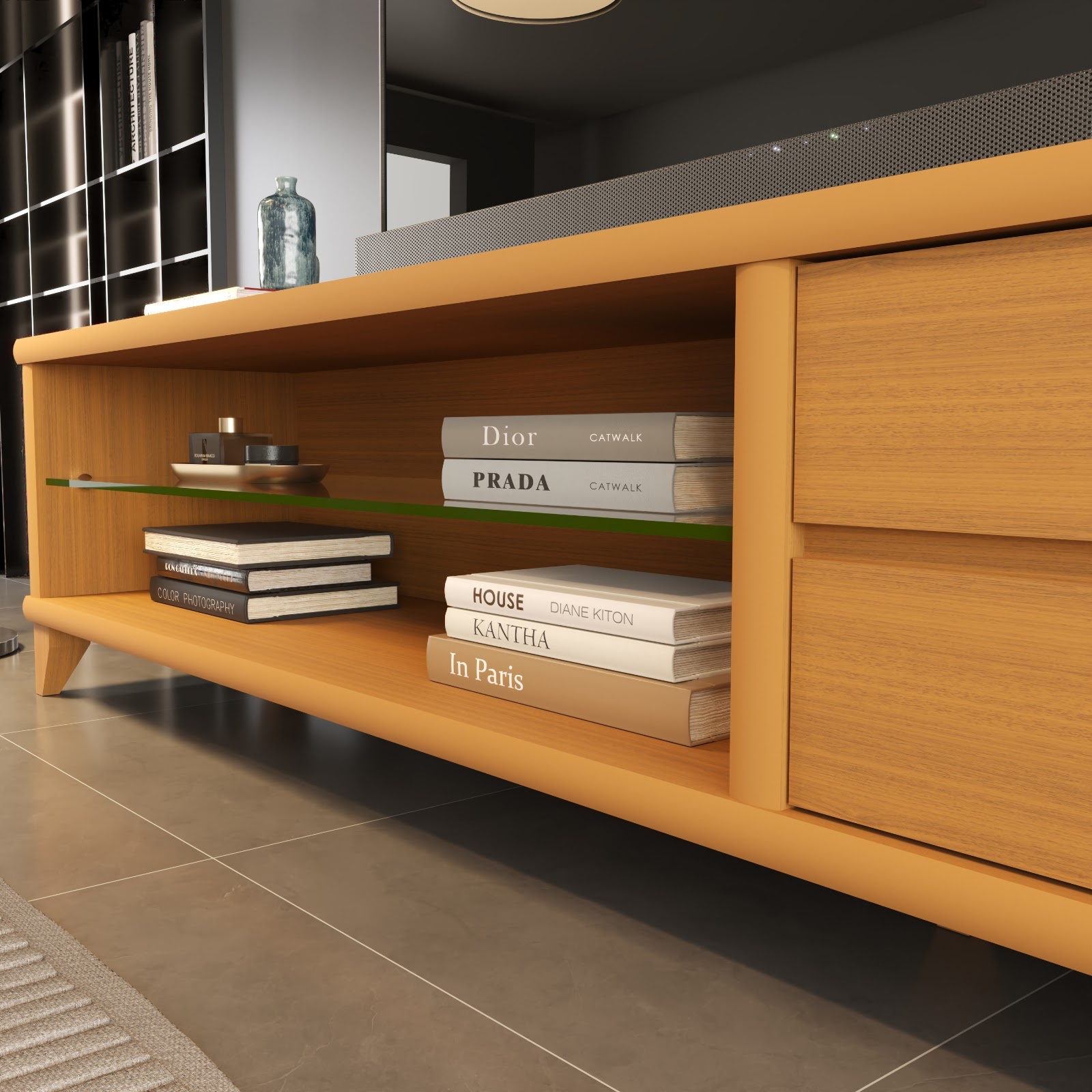 Galeria Rack Vigo 2.60 - Cedro