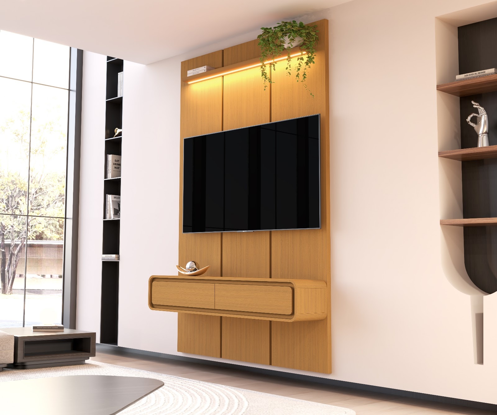 Galeria Home Suspenso Milano 1.40 - Cedro