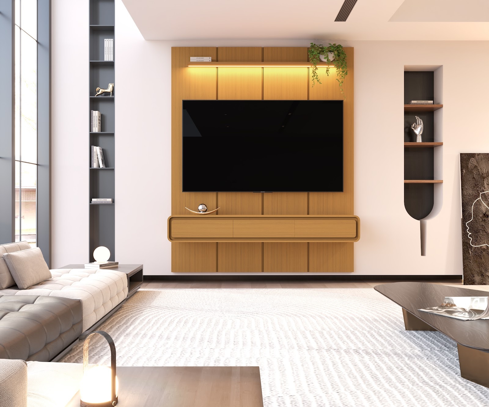 Galeria Home Suspenso Milano 1.80 - Cedro