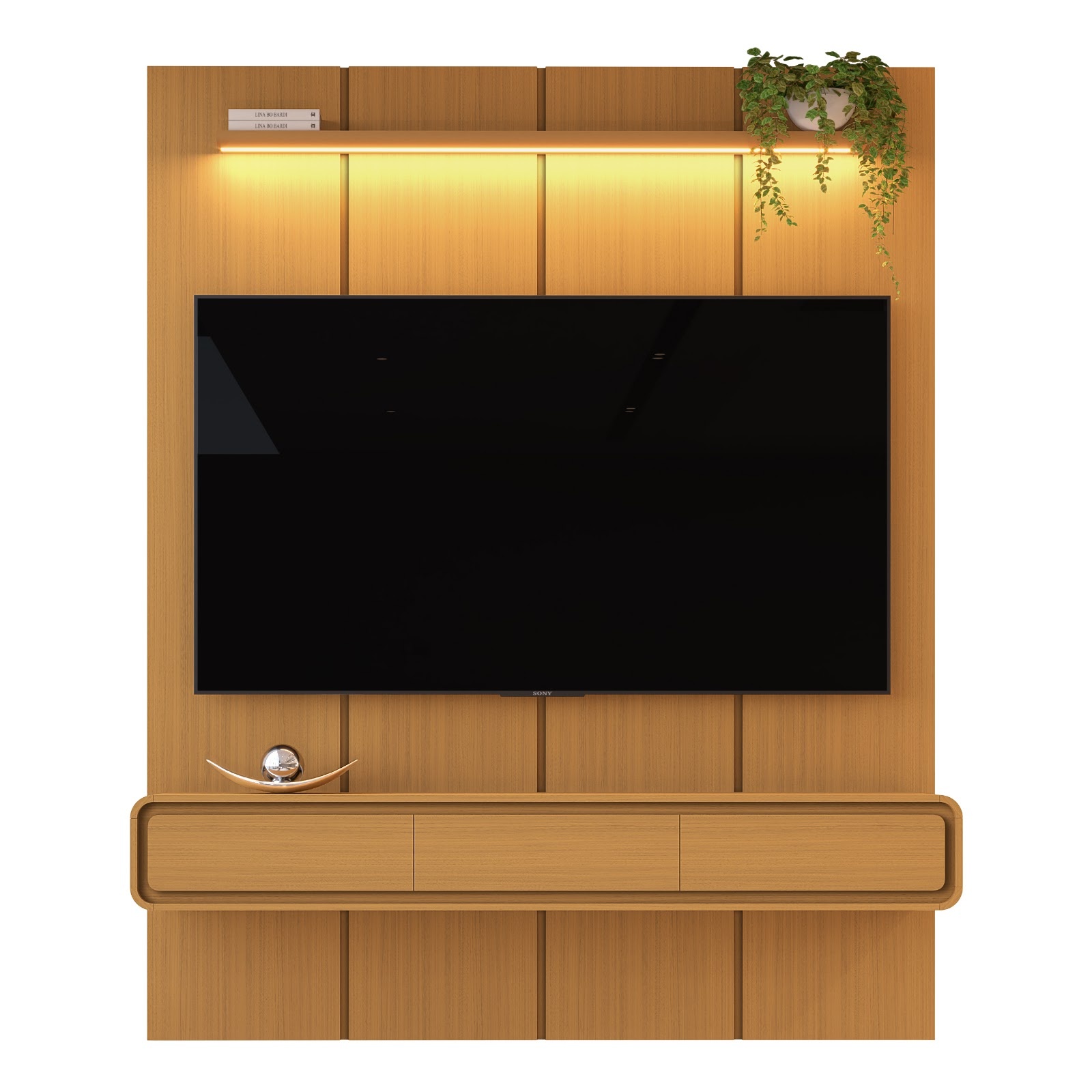 Galeria Home Suspenso Milano 1.80 - Cedro