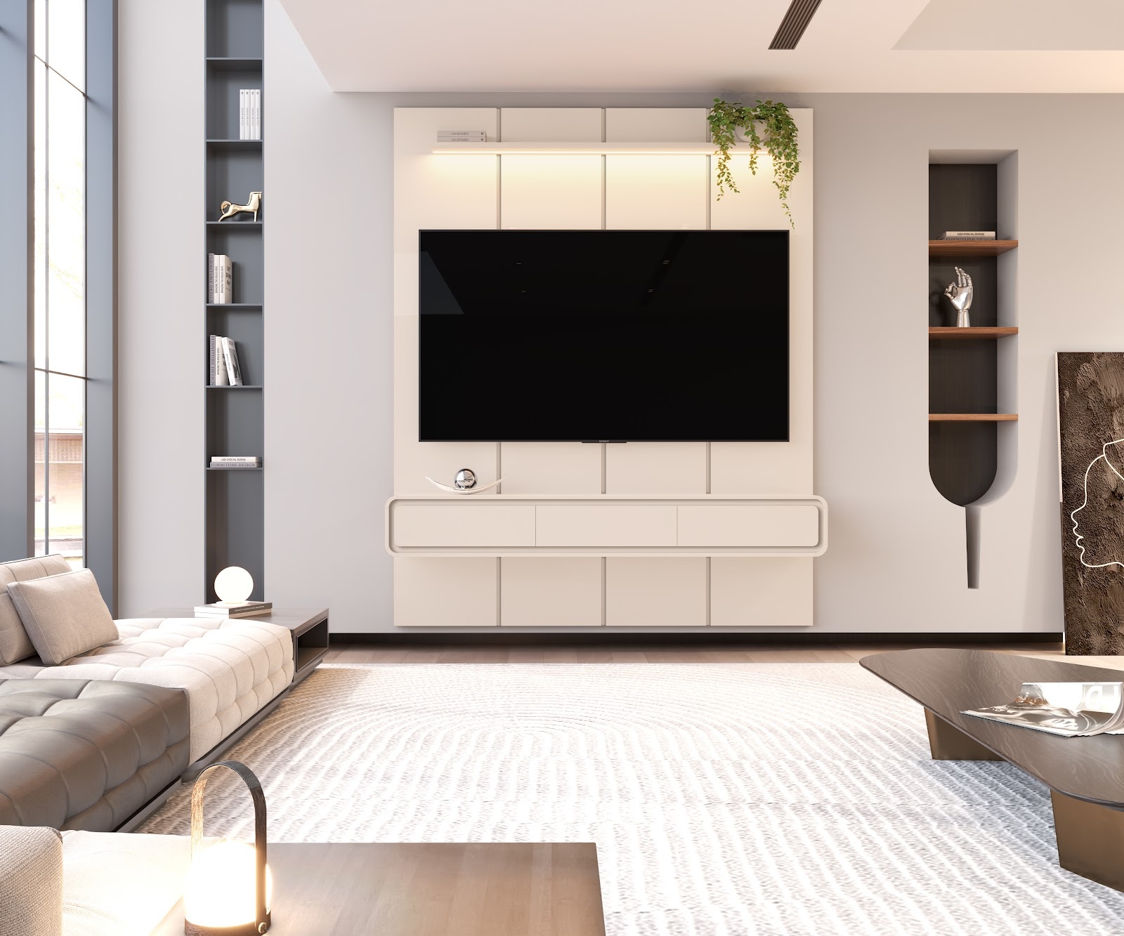 Galeria Home Suspenso Milano 1.80 - Off White