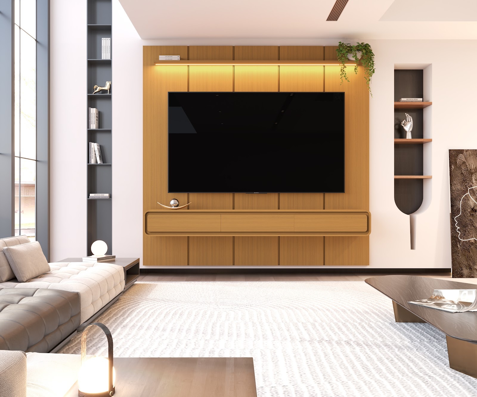 Galeria Home Suspenso Milano 2.25 - Cedro