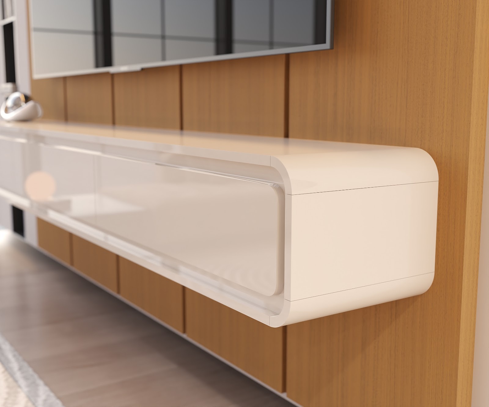 Galeria Home Suspenso Milano 2.25 - Cedro + Off White
