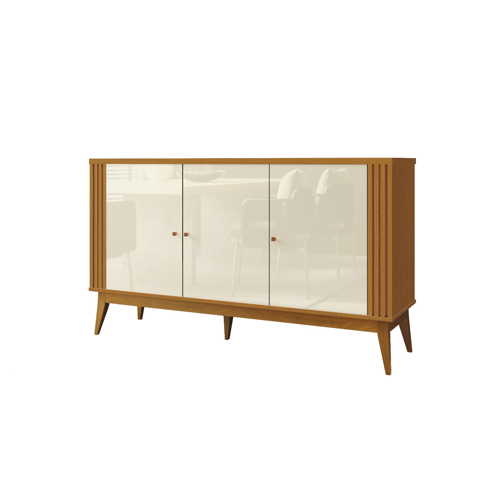 Galeria Buffet Argo 1.40 - Cedro + Off White