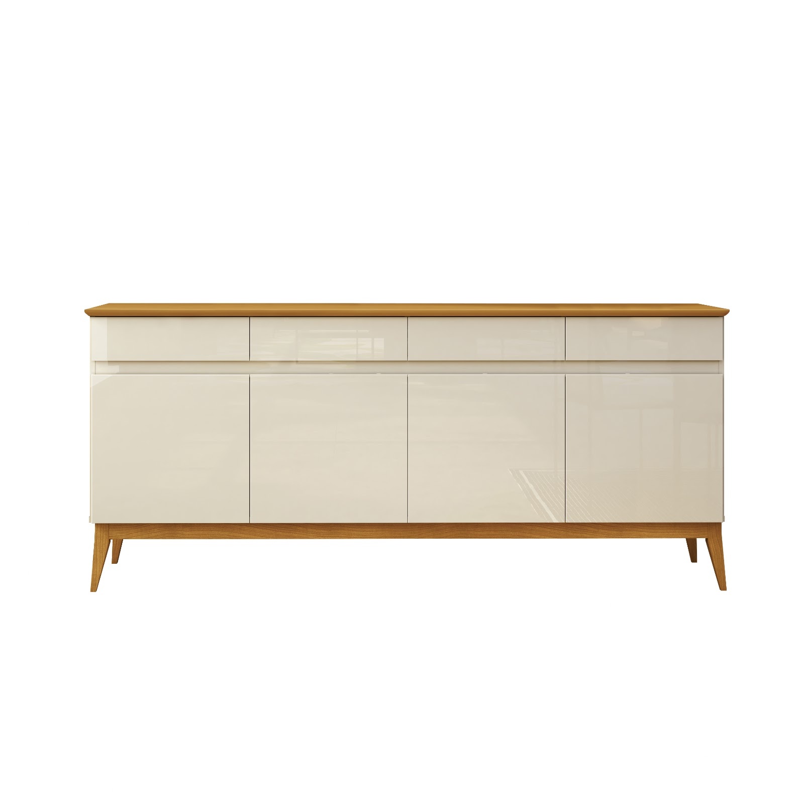 Galeria Buffet Magnum 1.90 - Off White + Cedro