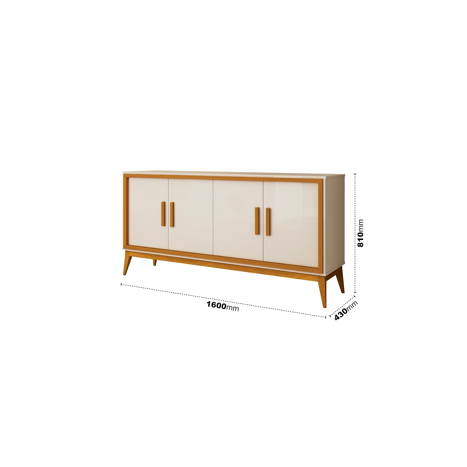 Galeria Buffet Union - Off White + Cedro