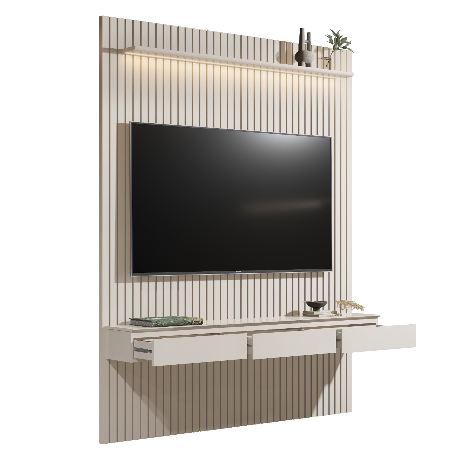 Galeria Home Suspenso Colorado 1.84 com LED - Off White