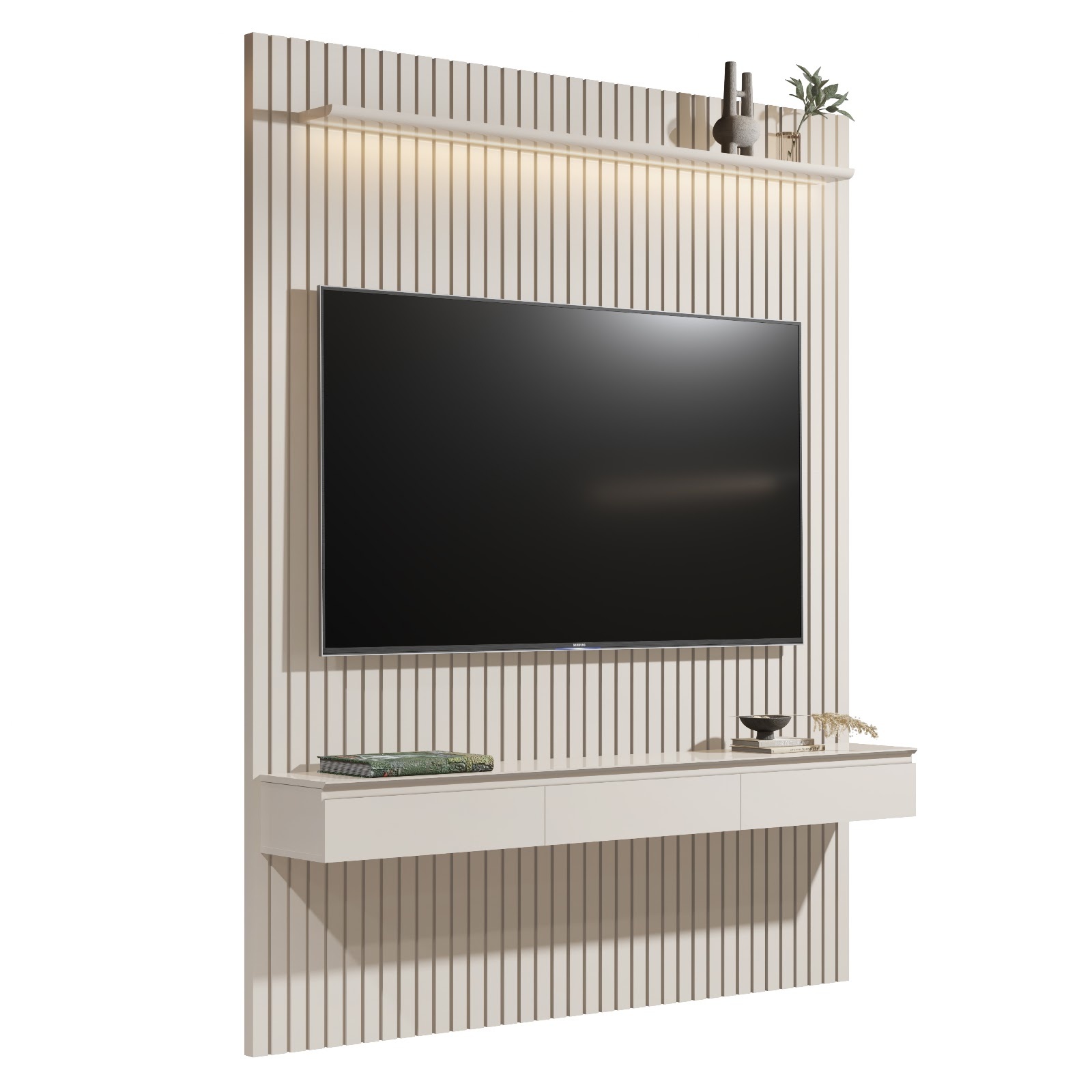 Galeria Home Suspenso Colorado 1.84 com LED - Off White