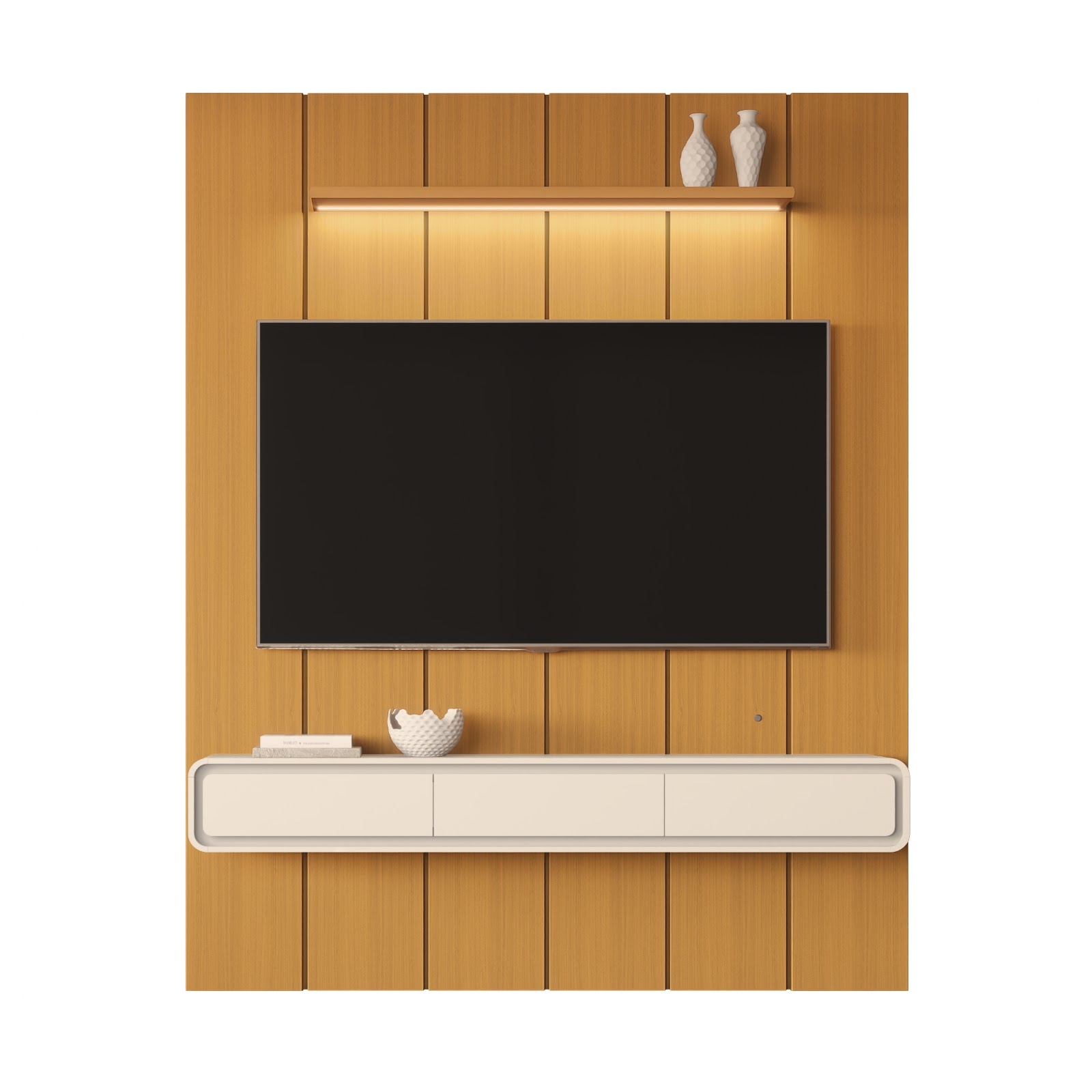 Galeria Home Suspenso Liv 1.80 - Cedro + Off White