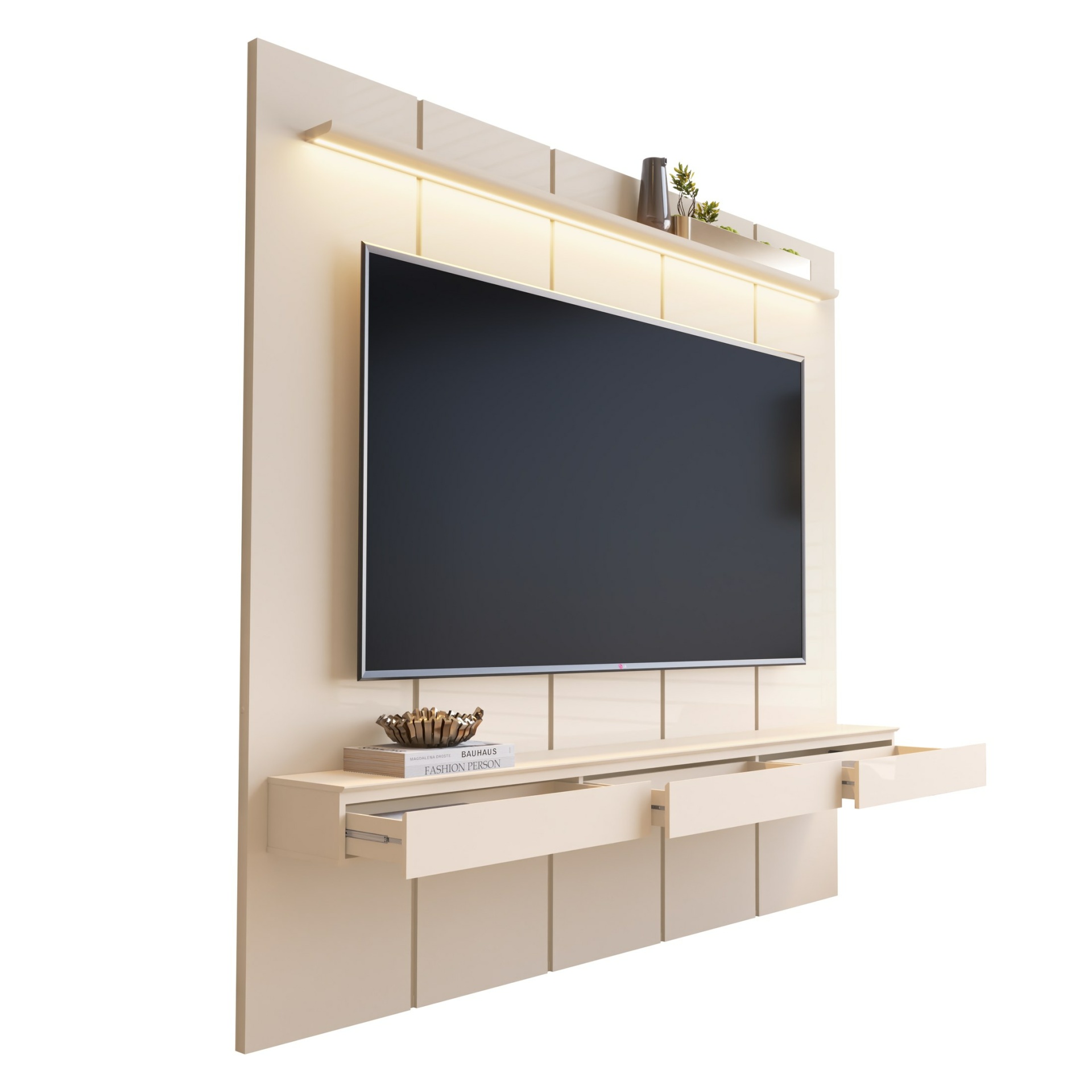 Galeria Home Suspenso Estone 2.25 com LED - Off White