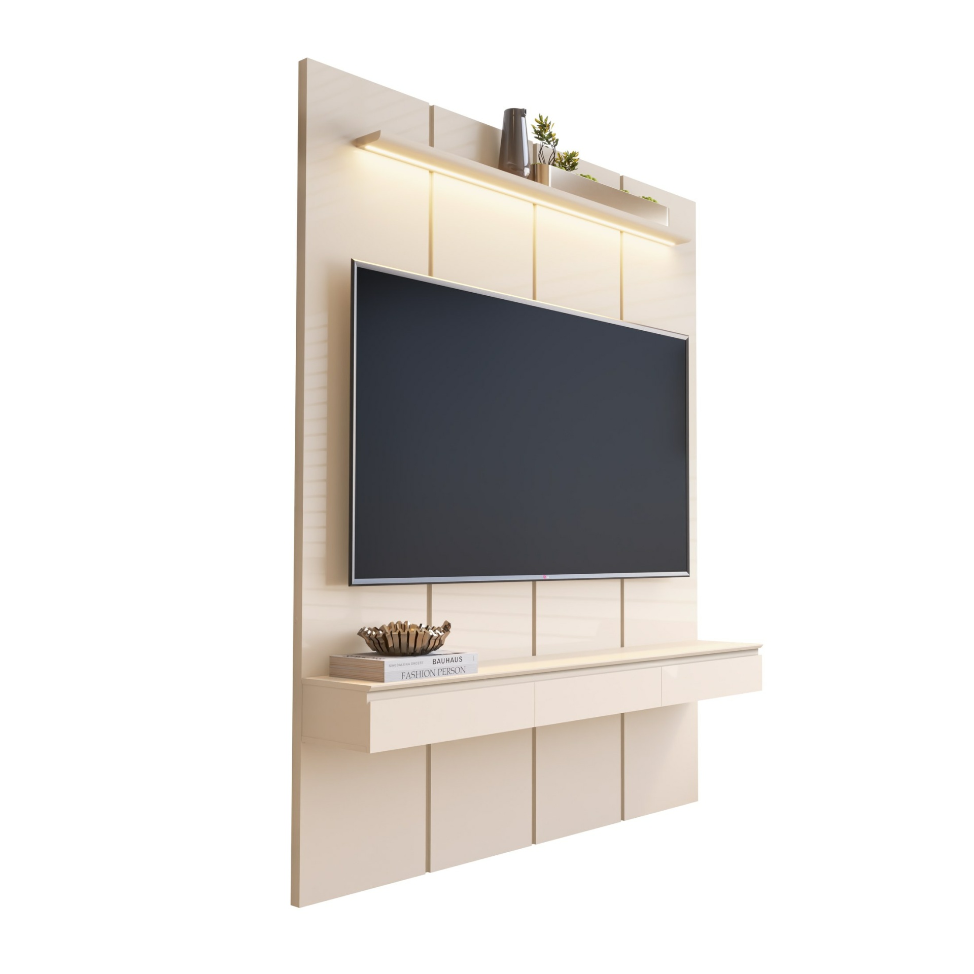 Galeria Home Suspenso Estone 1.80 com LED - Off White