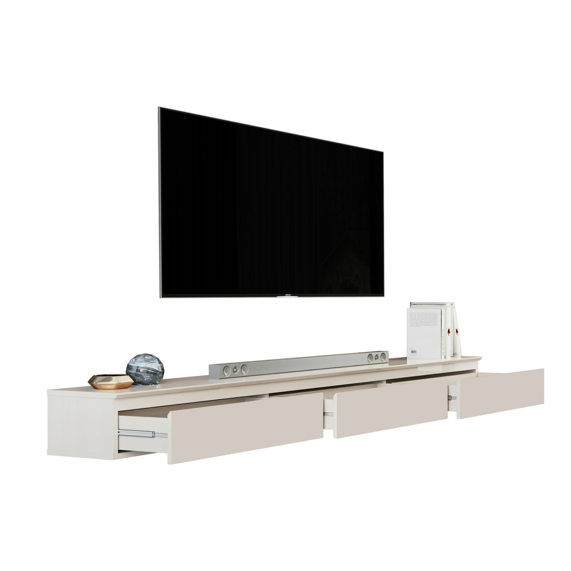 Galeria Nicho Suspenso Aspen 1.80 - Off White