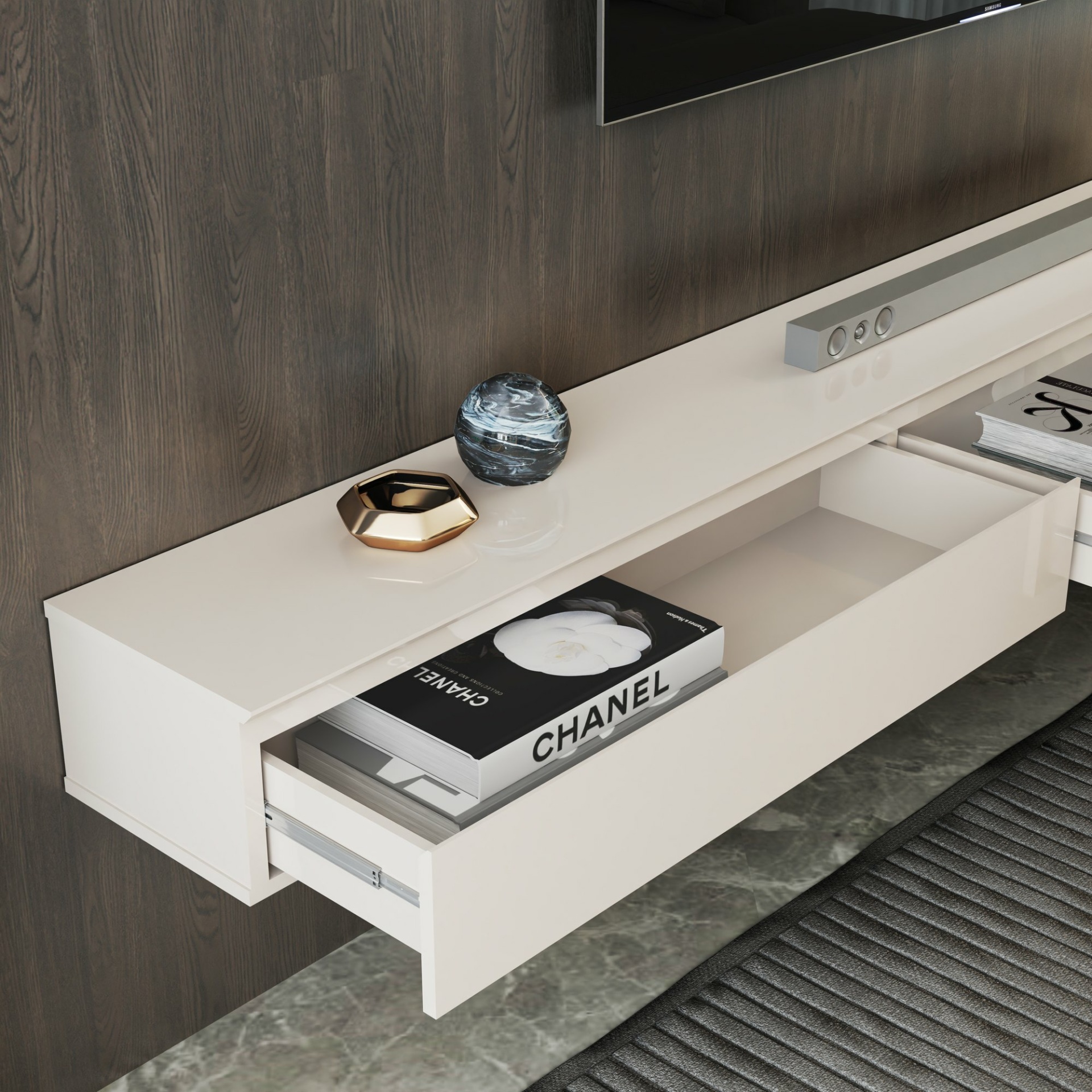 Galeria Nicho Suspenso Aspen 2.17 - Off White