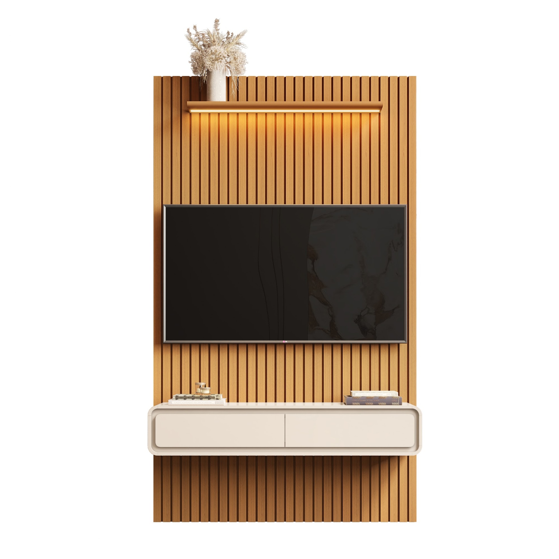 Galeria Home Suspenso Trevi 1.40 - Cedro + Off White