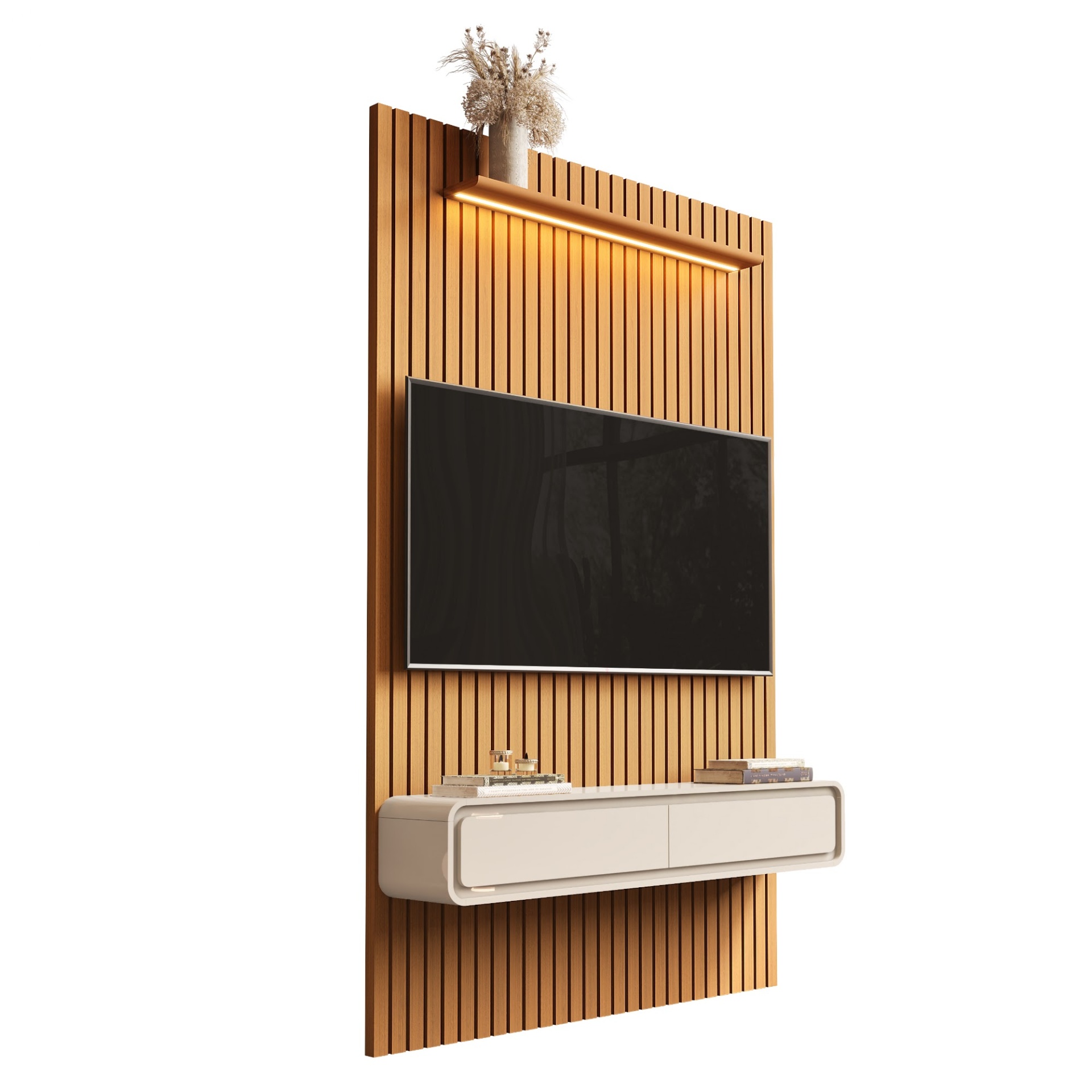 Galeria Home Suspenso Trevi 1.40 - Cedro + Off White