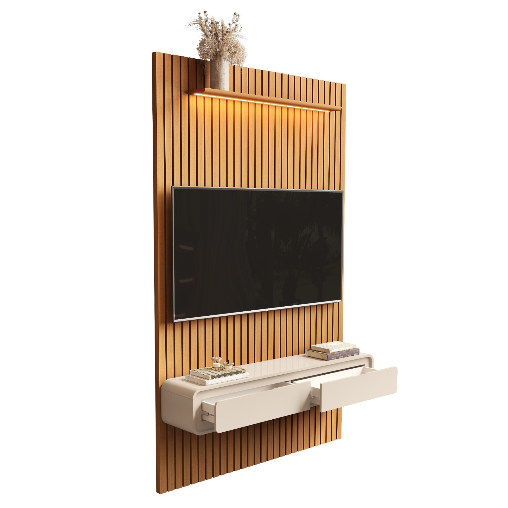Galeria Home Suspenso Trevi 1.40 - Cedro + Off White