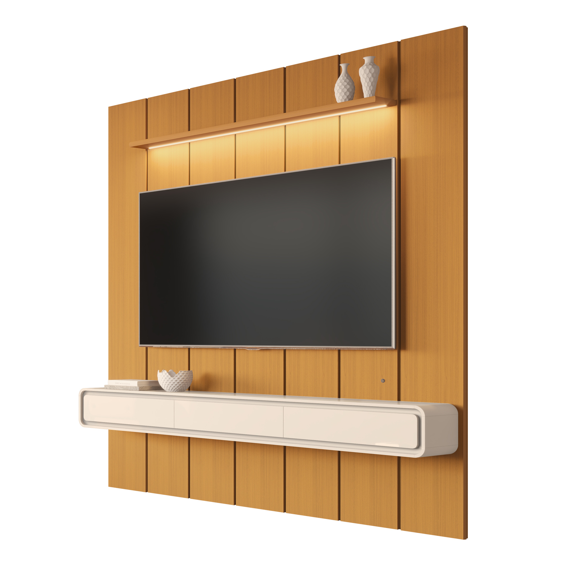 Galeria Home Suspenso Liv 2.18 - Cedro + Off White