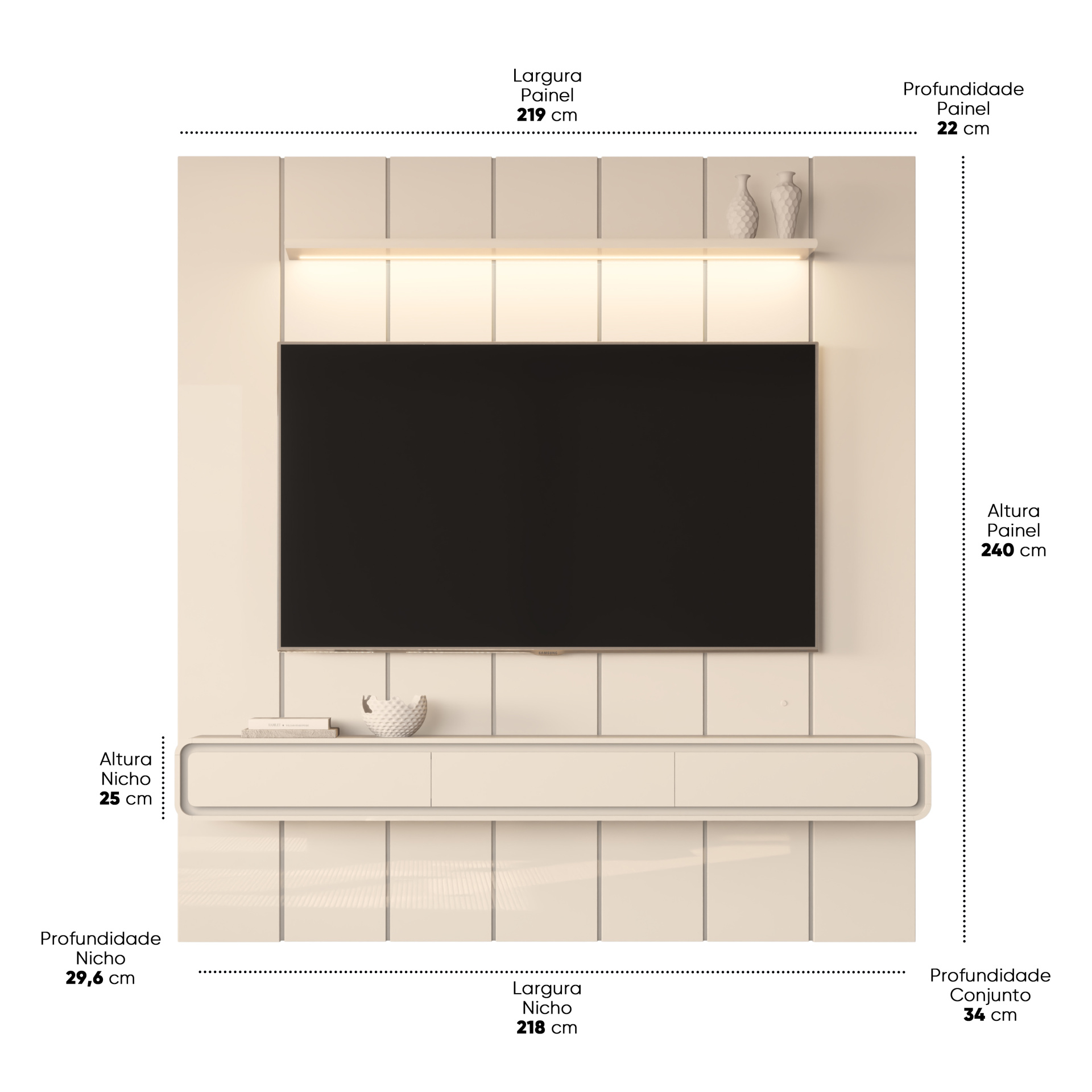 Galeria Home Suspenso Liv 2.18 - Off White