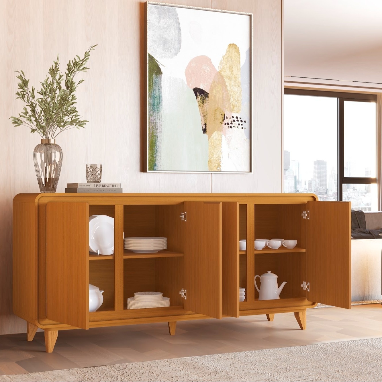 Galeria Buffet Liv 1.80 - Cedro