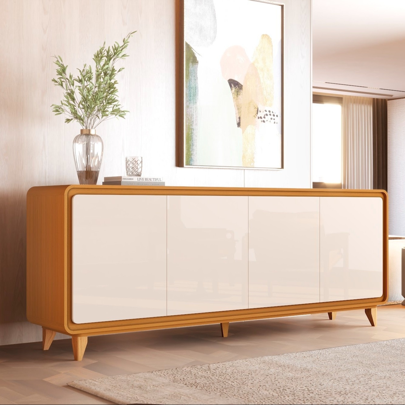 Galeria Buffet Liv 2.18 - Cedro + Off White