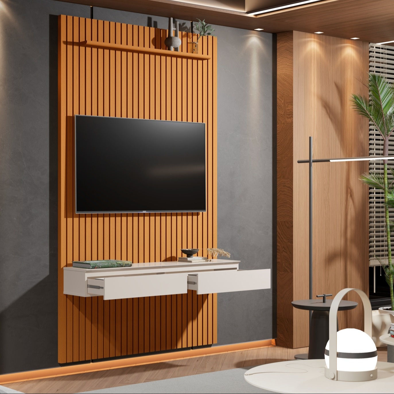 Galeria Home Suspenso Colorado 1.39 - Cedro + Off White