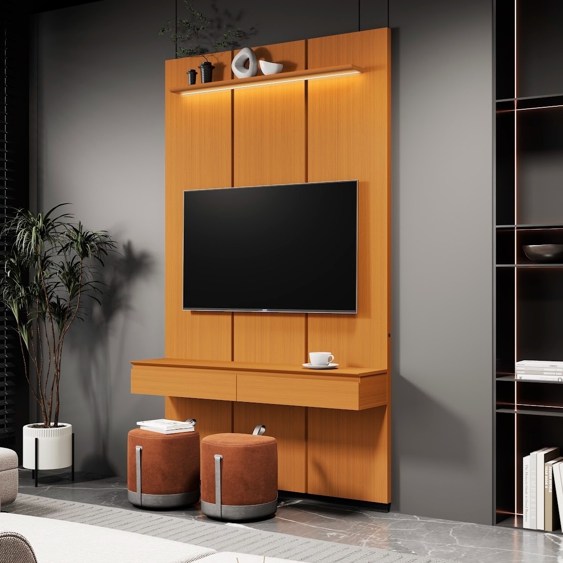 Home Suspenso Estone 1.35 com LED