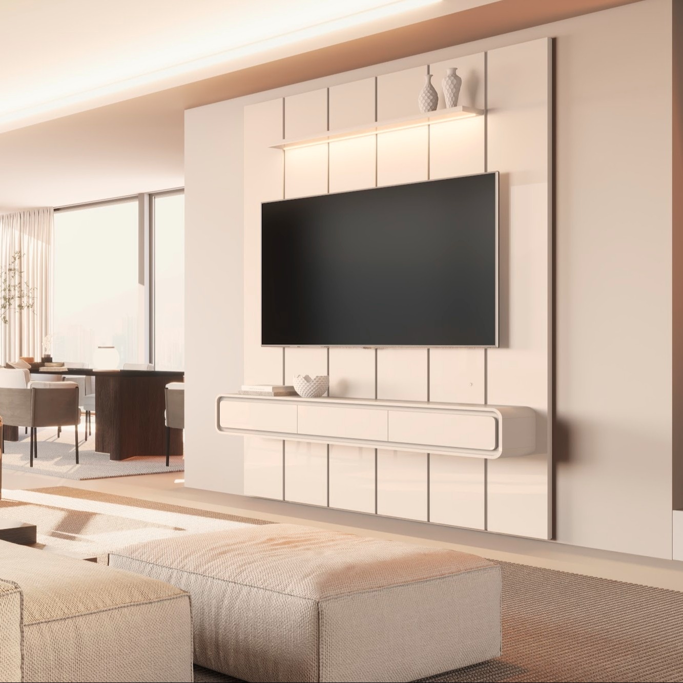Galeria Home Suspenso Liv 1.80 - Off White