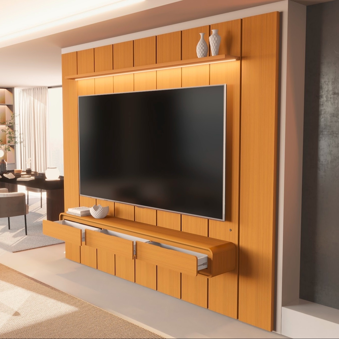 Galeria Home Suspenso Liv 2.80 - Cedro