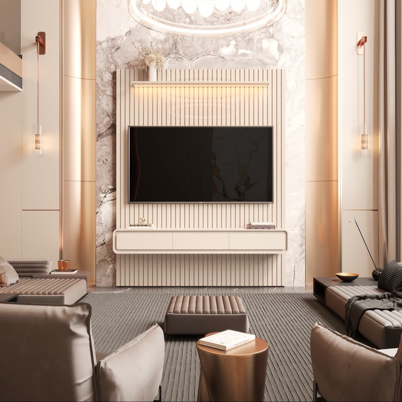 Galeria Home Suspenso Trevi 1.90 - Off White