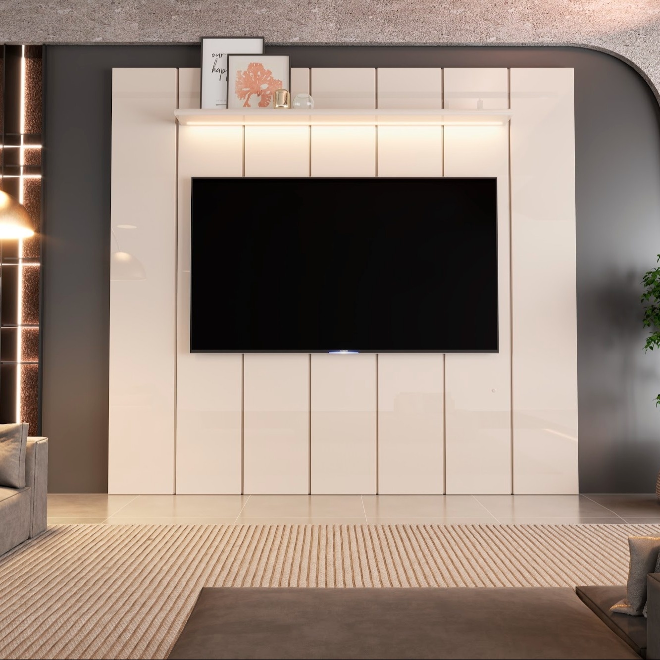 Galeria Painel Lumi 2.18 - Off White