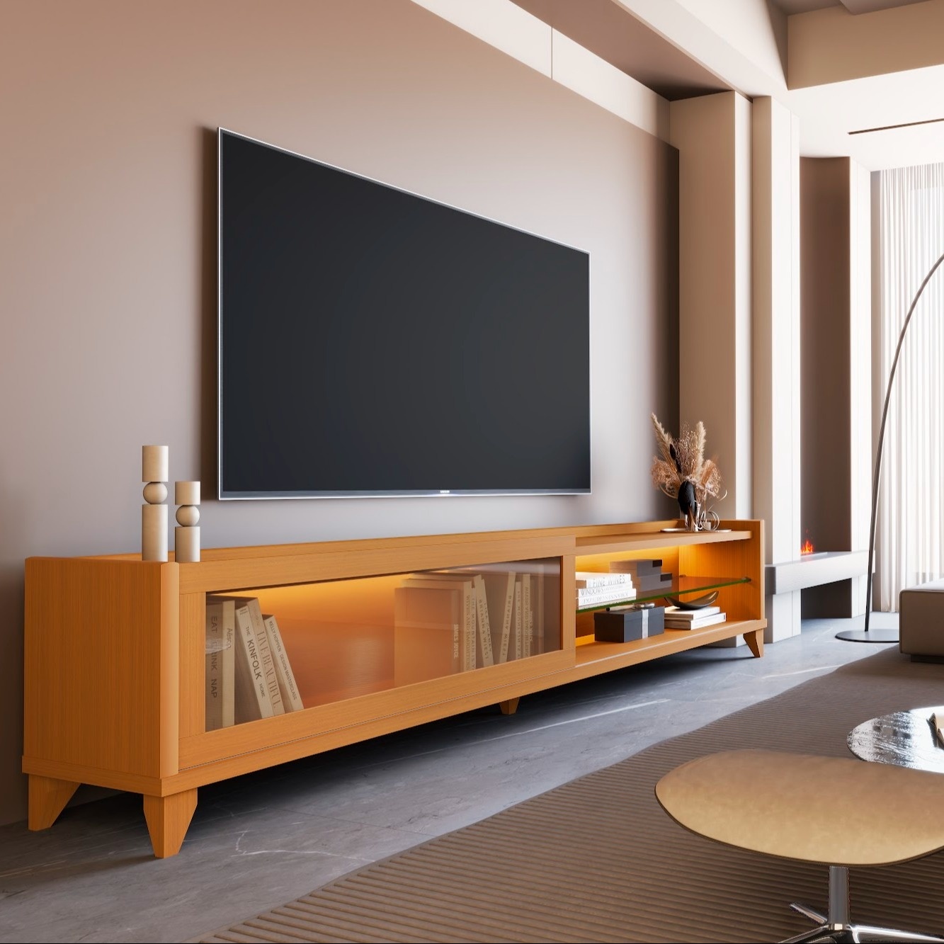 Galeria Rack Vellaro 2.60 - Cedro