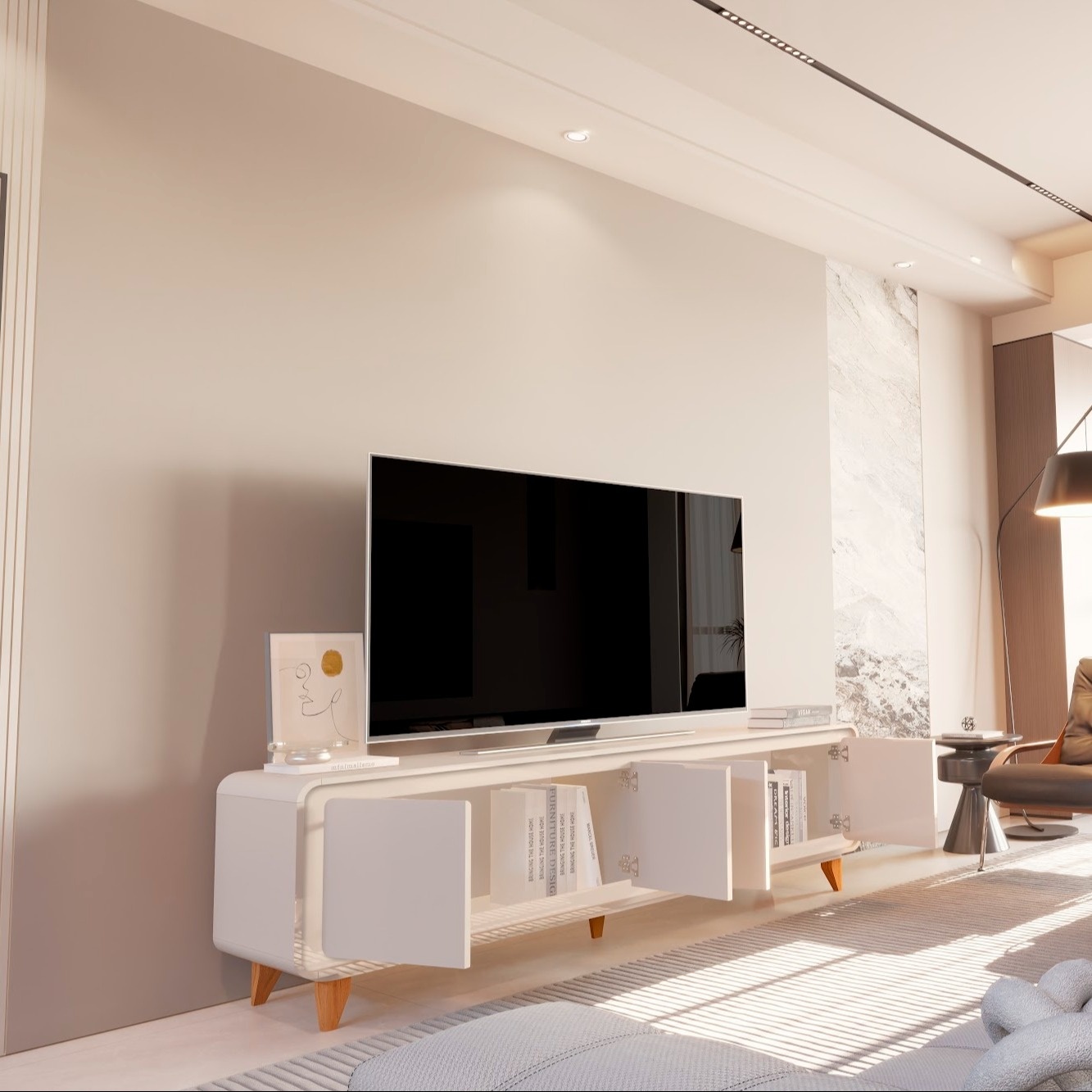 Galeria Rack Liv 1.80 - Off White