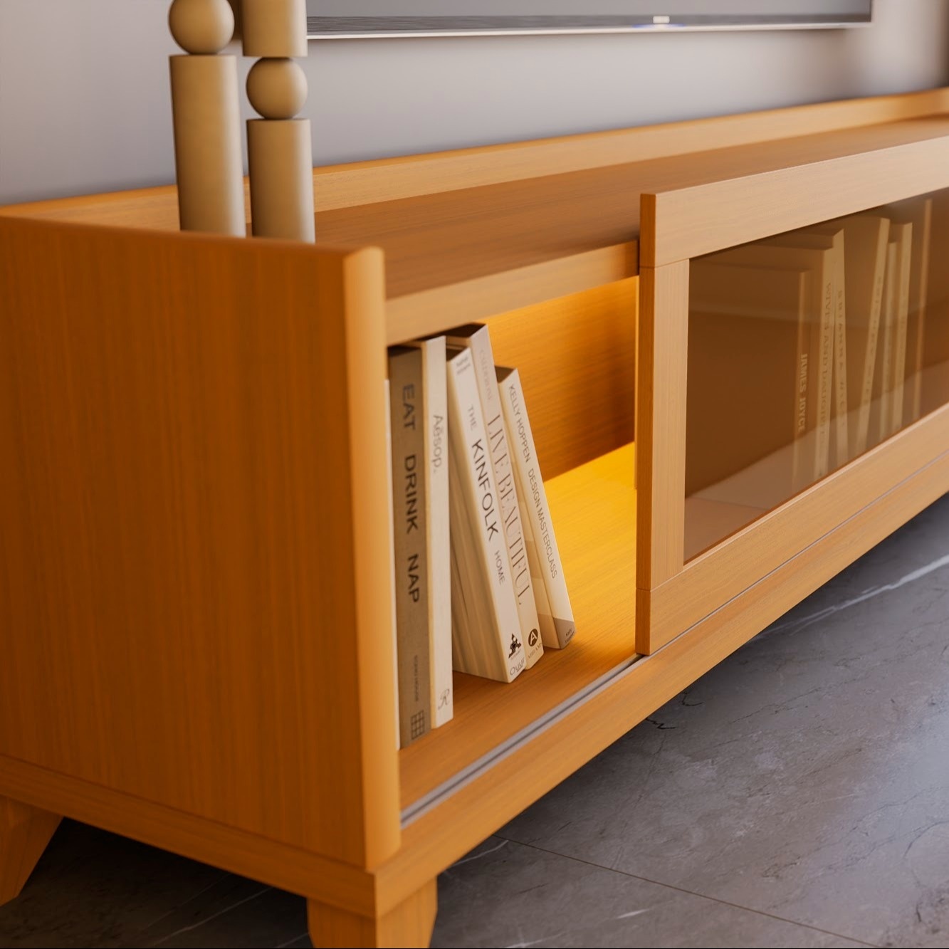Galeria Rack Vellaro 1.80 - Cedro