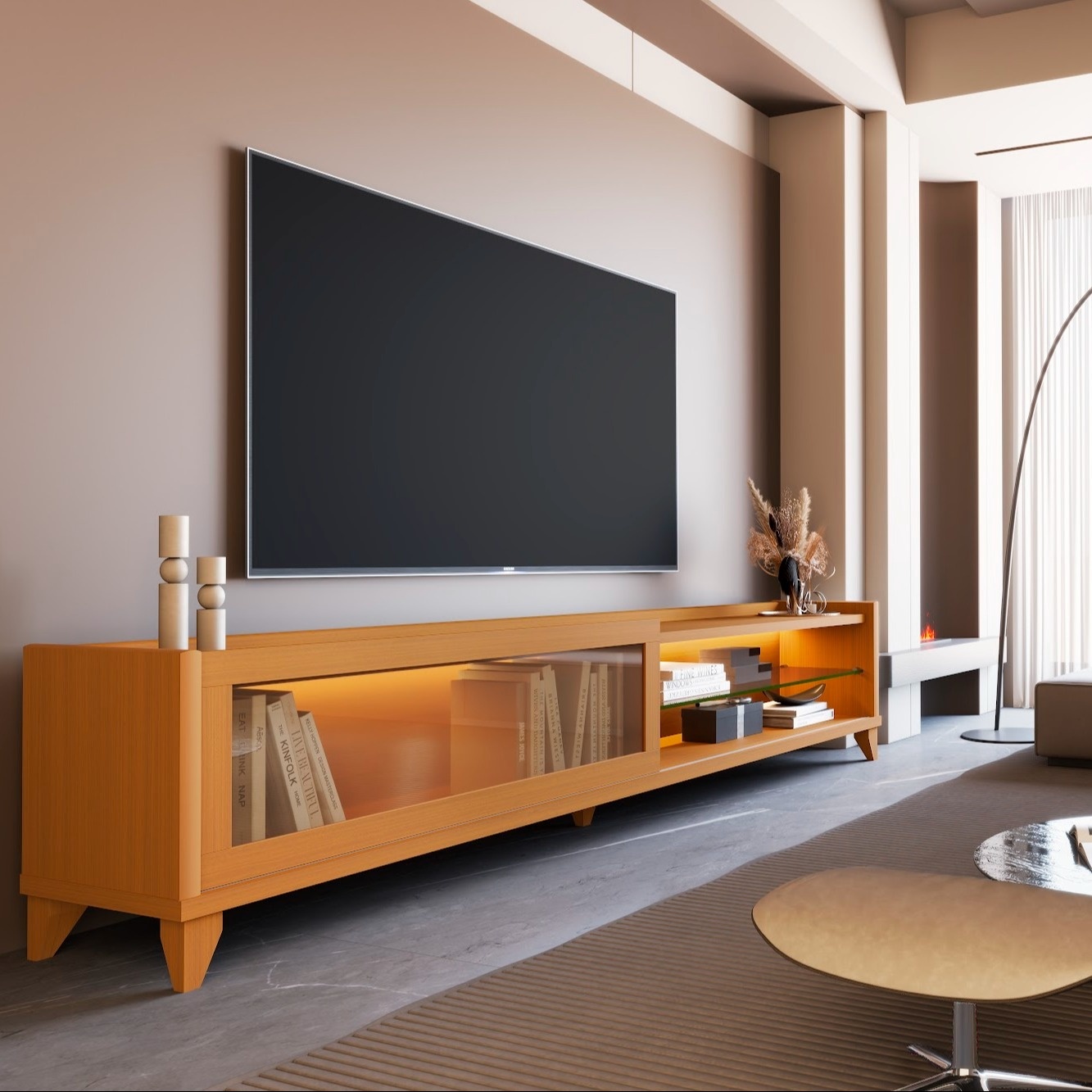 Galeria Rack Vellaro 2.20 - Cedro