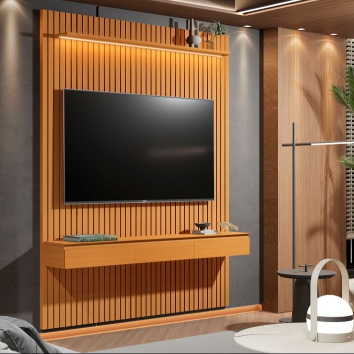 Galeria Home Suspenso Colorado 2.29 com LED - Cedro