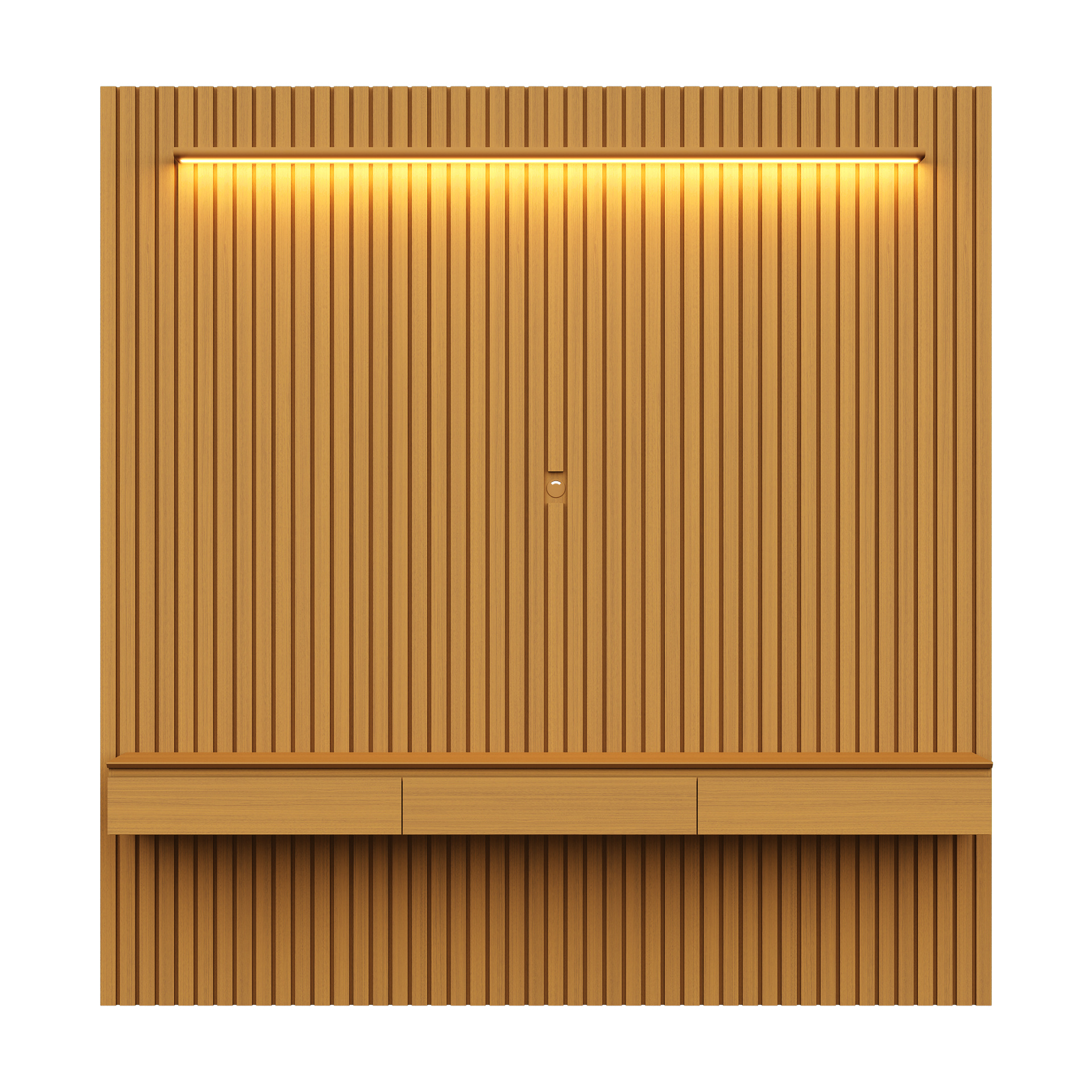 Galeria Home Suspenso Colorado 2.29 com LED - Cedro